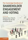 The Cambridge Handbook of Shareholder Engagement and Voting cover