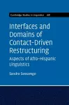 Interfaces and Domains of Contact-Driven Restructuring: Volume 168 cover