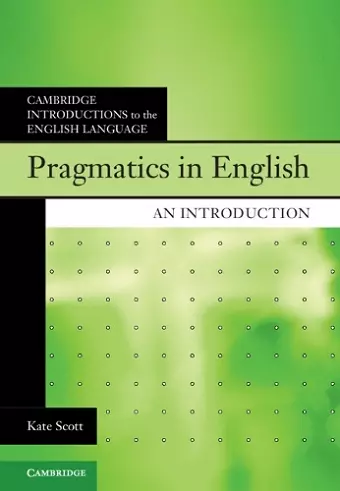 Pragmatics in English cover
