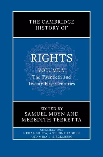 The Cambridge History of Rights: Volume 5, The Twentieth and Twenty-First Centuries cover