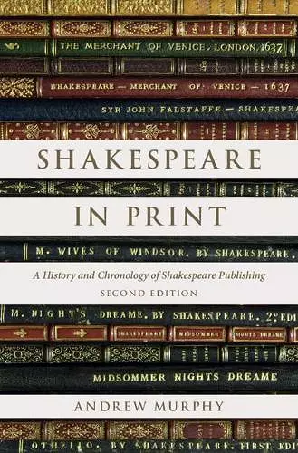 Shakespeare in Print cover