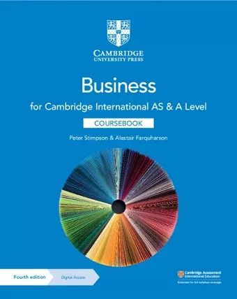 Cambridge International AS & A Level Business Coursebook with Digital Access (2 Years) cover