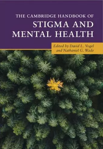 The Cambridge Handbook of Stigma and Mental Health cover