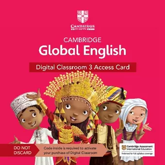 Cambridge Global English Digital Classroom 3 Access Card (1 Year Site Licence) cover