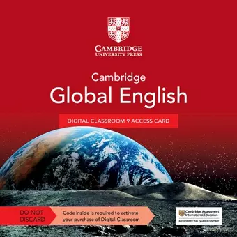 Cambridge Global English Digital Classroom 9 Access Card (1 Year Site Licence) cover