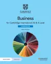 Cambridge International AS & A Level Business Workbook with Digital Access (2 Years) cover