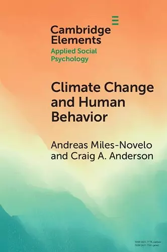 Climate Change and Human Behavior cover