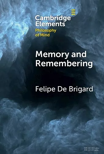 Memory and Remembering cover