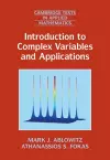 Introduction to Complex Variables and Applications cover