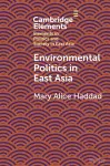 Environmental Politics in East Asia cover