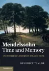 Mendelssohn, Time and Memory cover