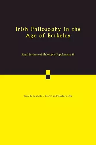 Irish Philosophy in the Age of Berkeley: Volume 88 cover