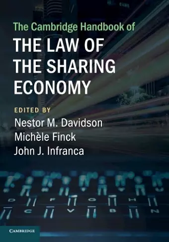 The Cambridge Handbook of the Law of the Sharing Economy cover