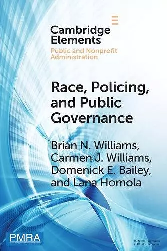 Race, Policing, and Public Governance cover