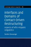 Interfaces and Domains of Contact-Driven Restructuring: Volume 168 cover