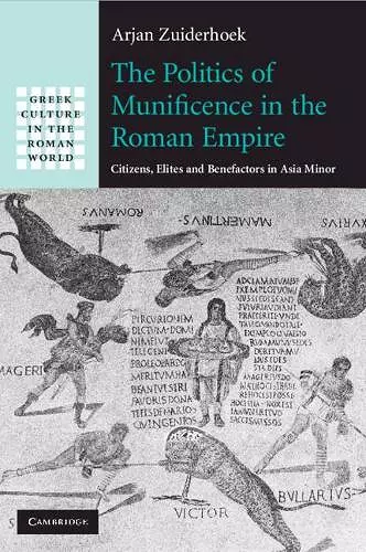 The Politics of Munificence in the Roman Empire cover