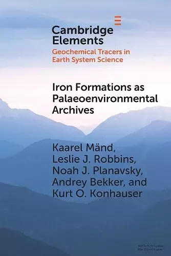 Iron Formations as Palaeoenvironmental Archives cover