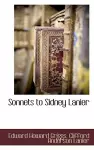 Sonnets to Sidney Lanier cover