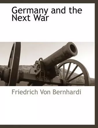 Germany and the Next War cover