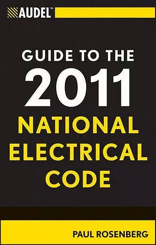 Audel Guide to the 2011 National Electrical Code cover
