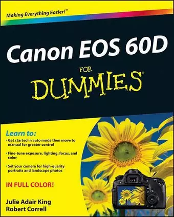 Canon EOS 60D For Dummies cover