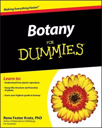 Botany For Dummies cover