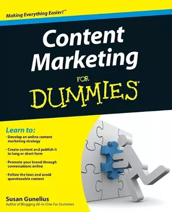 Content Marketing For Dummies cover