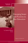 Emerging Issues and Practices in Peer Education cover