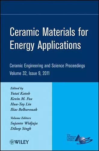 Ceramic Materials for Energy Applications, Volume 32, Issue 9 cover