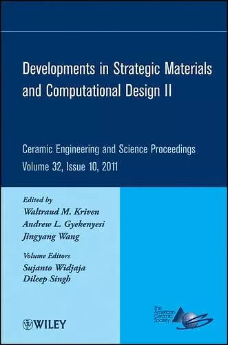 Developments in Strategic Materials and Computational Design II, Volume 32, Issue 10 cover