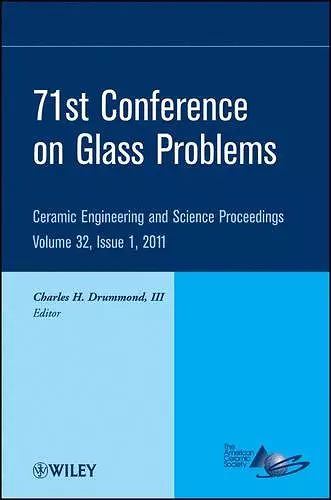 71st Conference on Glass Problems cover