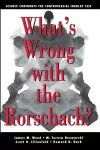 What's Wrong With The Rorschach cover