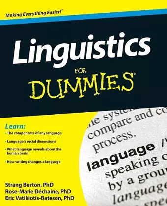 Linguistics For Dummies cover