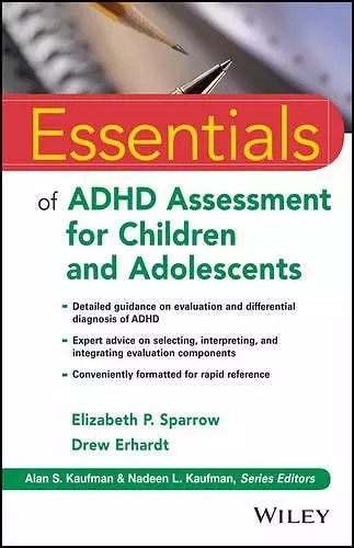 Essentials of ADHD Assessment for Children and Adolescents cover