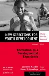 Recreation as a Developmental Experience: Theory Practice Research cover