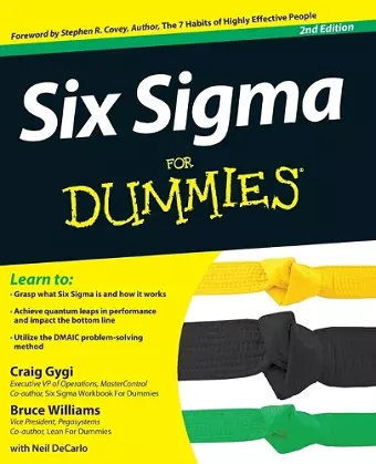 Six Sigma For Dummies cover