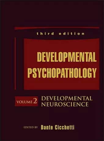 Developmental Psychopathology, Developmental Neuroscience cover