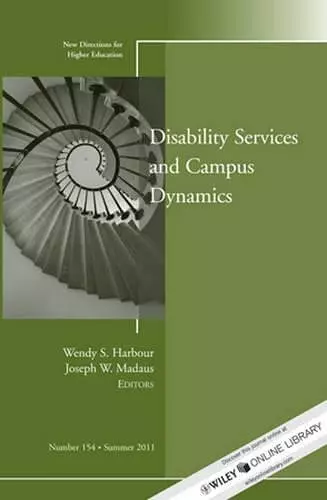 Disability and Campus Dynamics cover