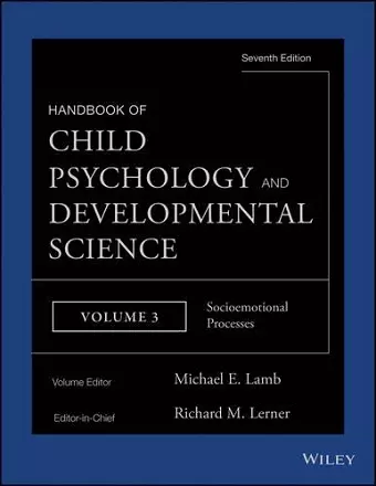 Handbook of Child Psychology and Developmental Science, Socioemotional Processes cover