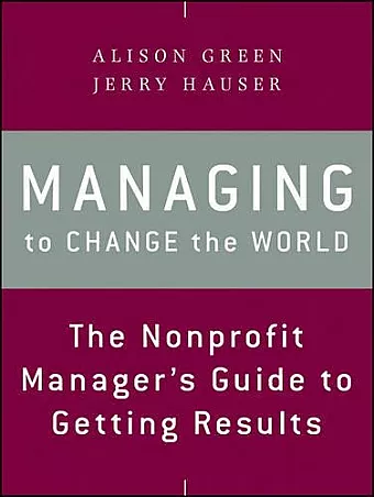 Managing to Change the World cover