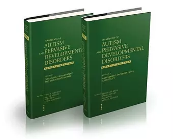 Handbook of Autism and Pervasive Developmental Disorders, 2 Volume Set cover