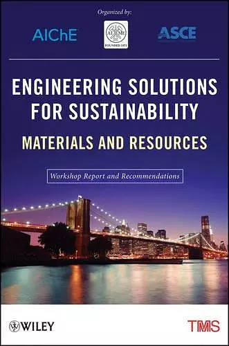 Engineering Solutions for Sustainability cover