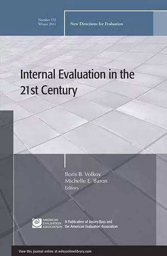 Internal Evaluation in the 21st Century cover