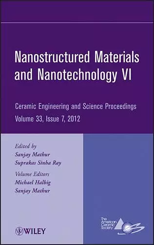 Nanostructured Materials and Nanotechnology VI, Volume 33, Issue 7 cover