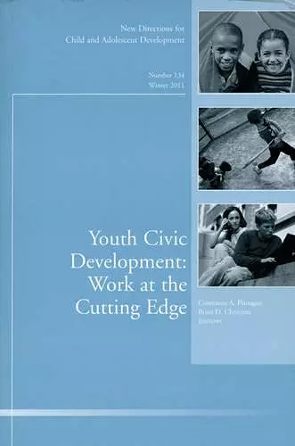 Youth Civic Development: Work at the Cutting Edge cover