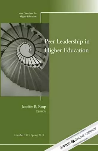 Peer Leadership in Higher Education cover