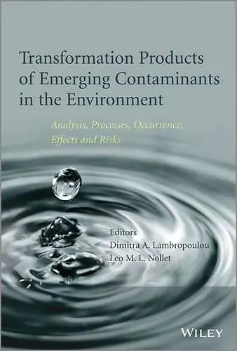 Transformation Products of Emerging Contaminants in the Environment cover