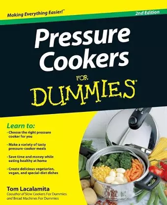 Pressure Cookers For Dummies cover