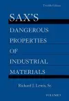 Sax's Dangerous Properties of Industrial Materials, 5 Volume Set, Print and CD Package cover