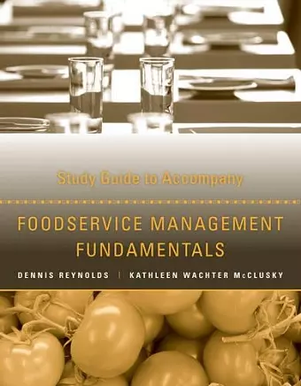 Foodservice Management Fundamentals, Study Guide cover